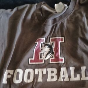 Kids Brown Football Graphic Tee